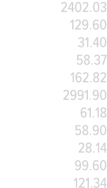 2402 03 129 60 31 40 58 37 162 82 2991 90 61 18 58 90 28 14 99 60 121 34