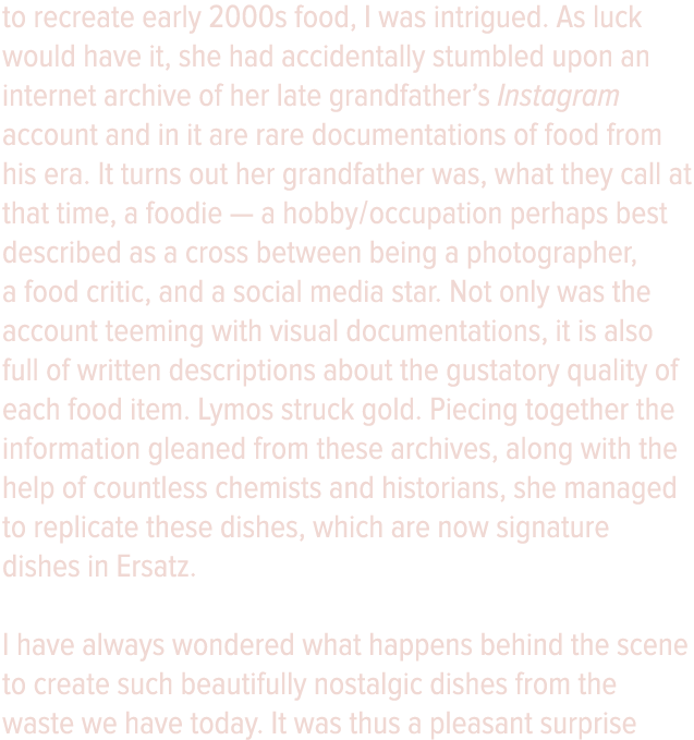 to recreate early 2000s food, I was intrigued  As luck would have it, she had accidentally stumbled upon an internet    